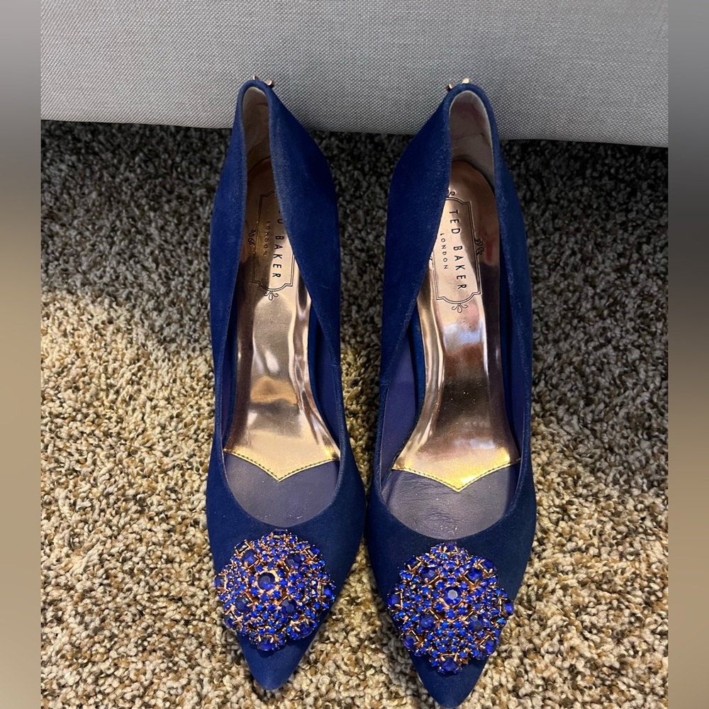 Ted Baker blue pumps. Size 39.5.